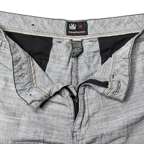 Micros Flat Front Casual Shorts Men's 38 Gray - Picture 5 of 5